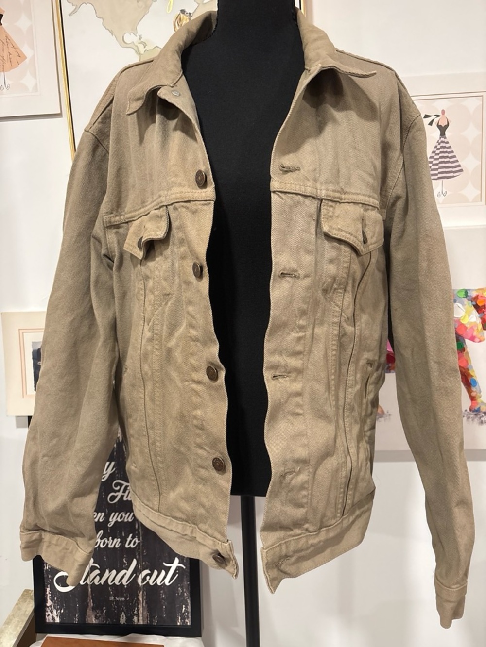 Calvin Klein Tan Jean Jacket
